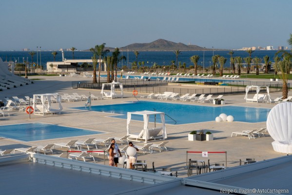 El Ayuntamiento reclamará al hotel Perla de Levante, de Los Urrutias, los 4.000 metros de instalaciones náuticas que no han sido utilizados