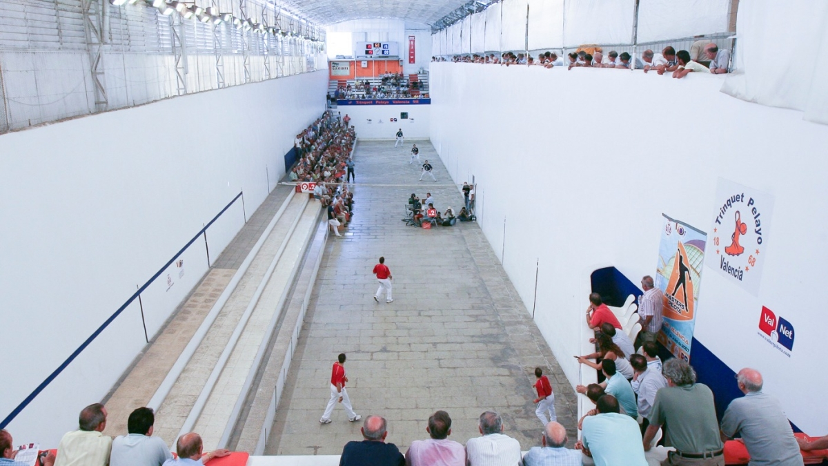  El Trinquet de Pelayo durante una partida. Foto: MER  - 