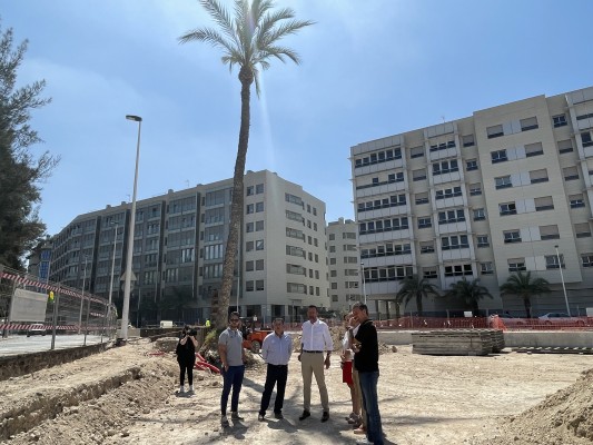 Empieza el ajardinamiento del Hort de Rastoll en Elche, en unos días será el turno del solar junto al Cementerio