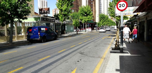 El PSOE de Benidorm solicita reordenar el tráfico en calle Ibiza y recuperar la carga y descarga
