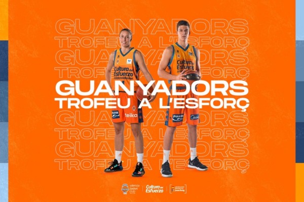 La afición otorga los Trofeos al Esfuerzo 2021-22 a Anna Gómez y Jaime Pradilla
