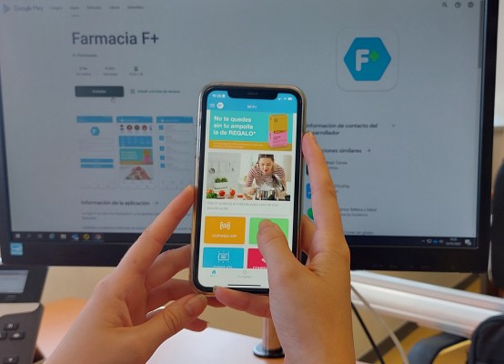La App Farmacia F+ ya se puede descargar desde cualquier plataforma