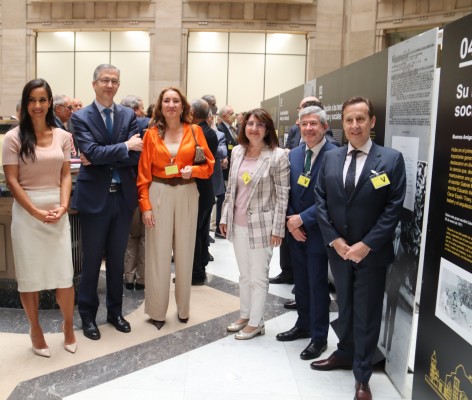 La exposición sobre el economista alicantino Germán Bernácer llega al Banco de España en Madrid