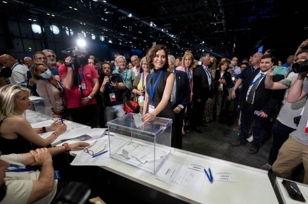 Isabel Díaz Ayuso, nueva presidenta del PP de Madrid con el 99,12% de los votos
