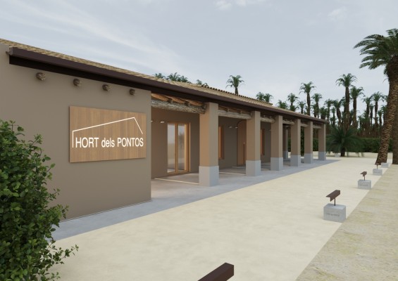 Así quedará la rehabilitación del Hort de Pontos de Elche y la faeneta para su uso interpretativo 
