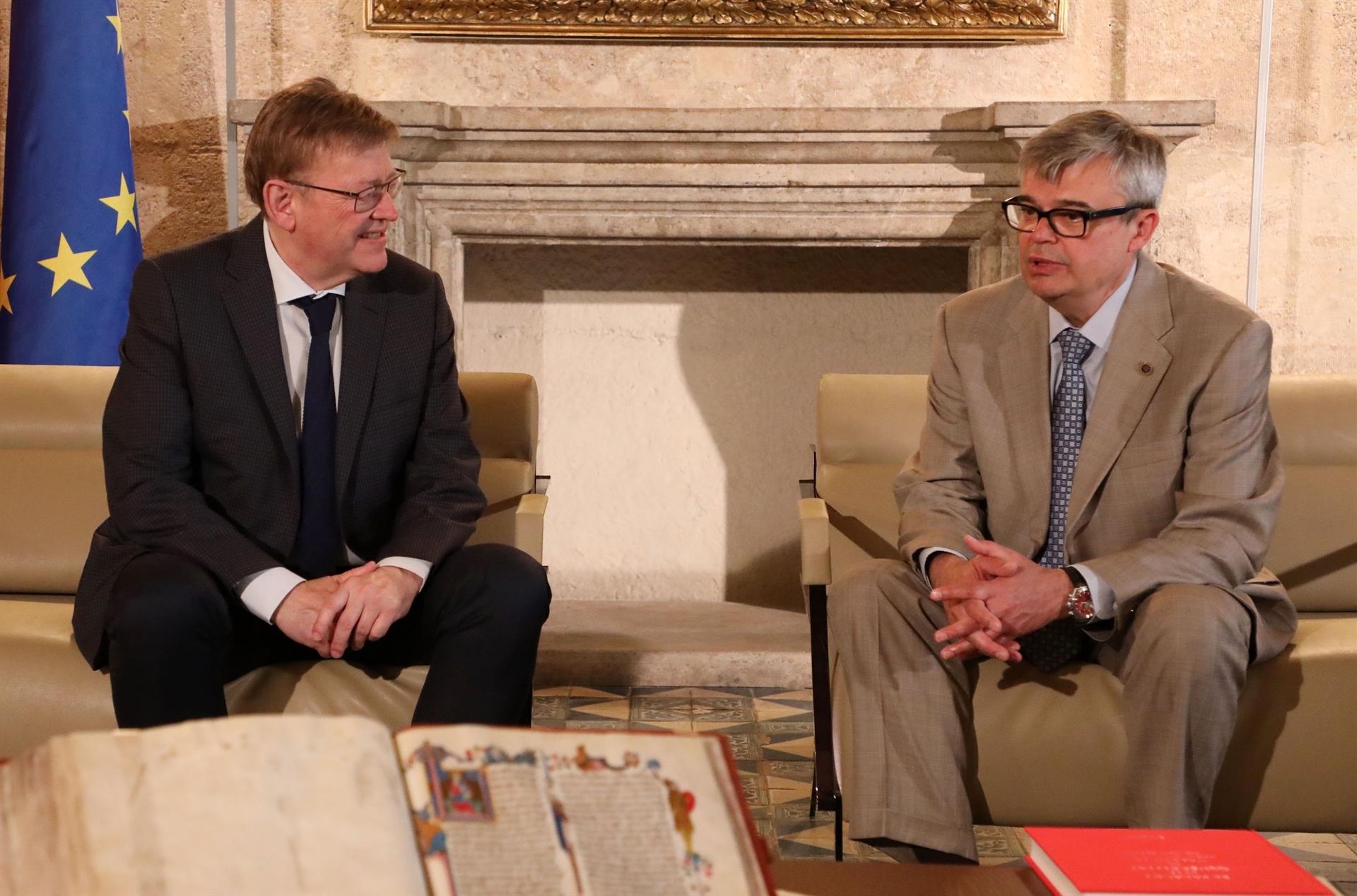  Puig garantiza al embajador ucraniano que la Comunitat Valenciana mantendrá su solidaridad