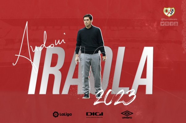 Iraola renueva una temporada con el Rayo Vallecano
