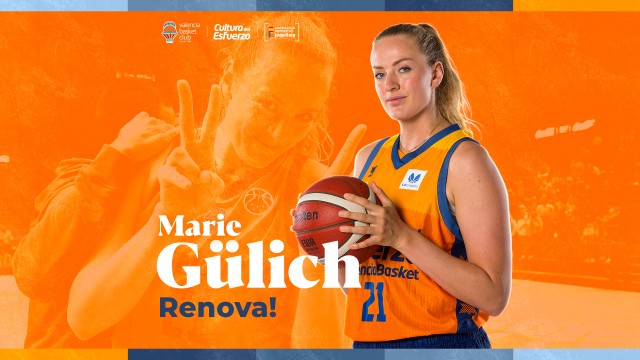 Marie Gülich, primera renovación oficial del Valencia Basket
