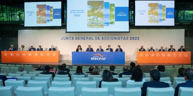 Los accionistas de Elecnor cobrarán un 6,5% más de dividendos