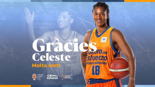 Valencia Basket agradece el paso de Celeste Trahan-Davis