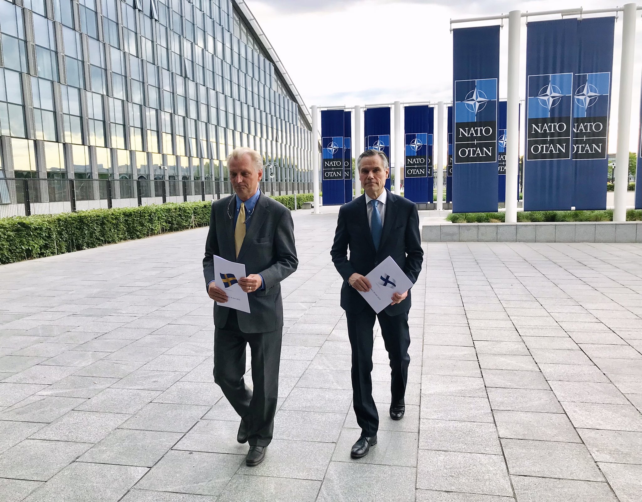 La OTAN recibe la solicitud de adhesión de Suecia y Finlandia: 