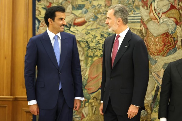 El emir de Qatar anuncia un incremento de 4.700 millones de euros en las inversiones en España