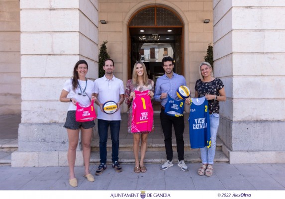 Gandia presenta el Circuito ‘Vichy Catalan’ Mediterranean Beach Volley  