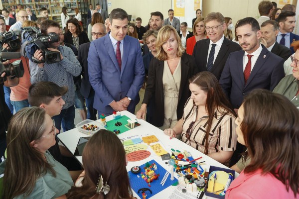 Pedro Sánchez anuncia una inversión de 1.238 millones de euros para modernizar la FP
