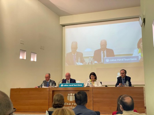 Caixa Rural Burriana mejora su balance un 2,7% y sus resultados se incrementan casi un 53%
