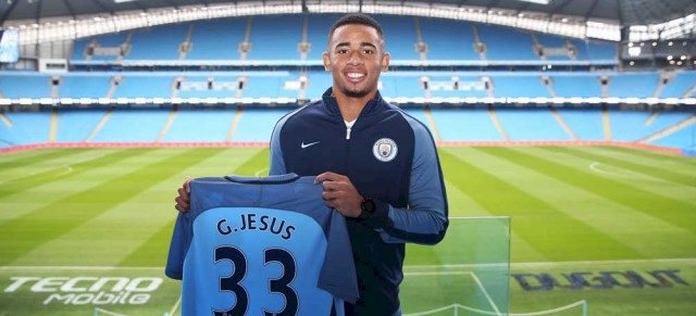 Manchester City presentó a Gabriel Jesús que podría debutar contra Tottenham