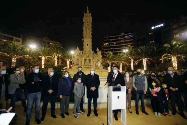 Barcala descarta el traslado de las 'mascletaes' tras la restauración de la fuente de Luceros
