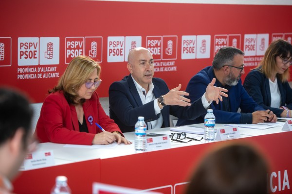 El PSPV provincial estrena sede en Alicante: apoyo al Tajo-Segura y a la figura de Jaume Pascual
