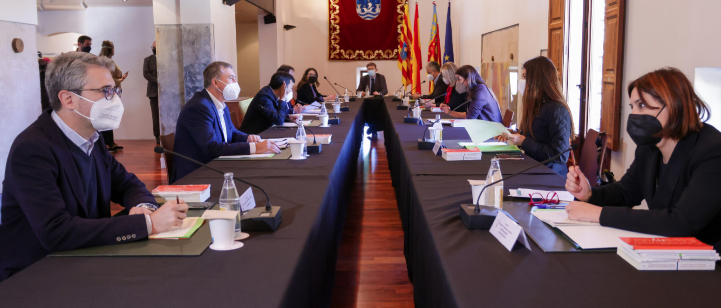 Reunión del Gobierno valenciano en Villajoyosa el pasado mes de febrero. Foto: GVA - 