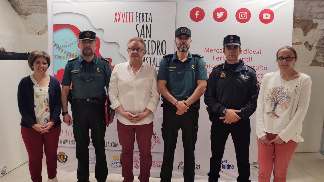 Ayuntamiento, Guardia Civil y Policía Local de Castalla culminan el plan de seguridad de la Feria de San Isidro