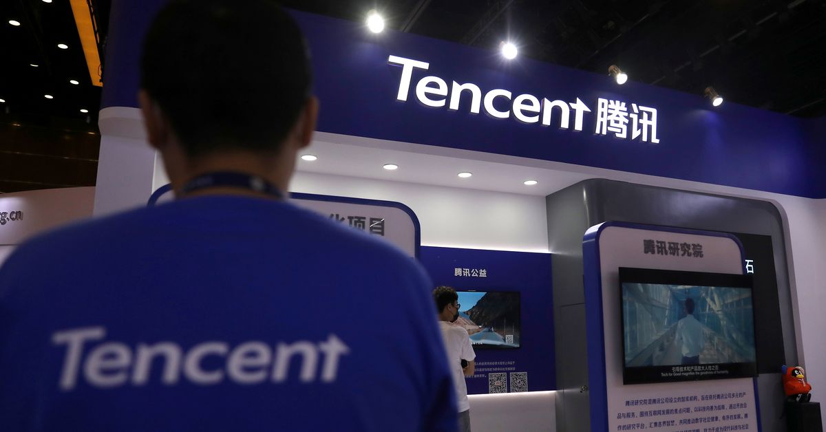 Esto dice el gráfico de la china Tencent