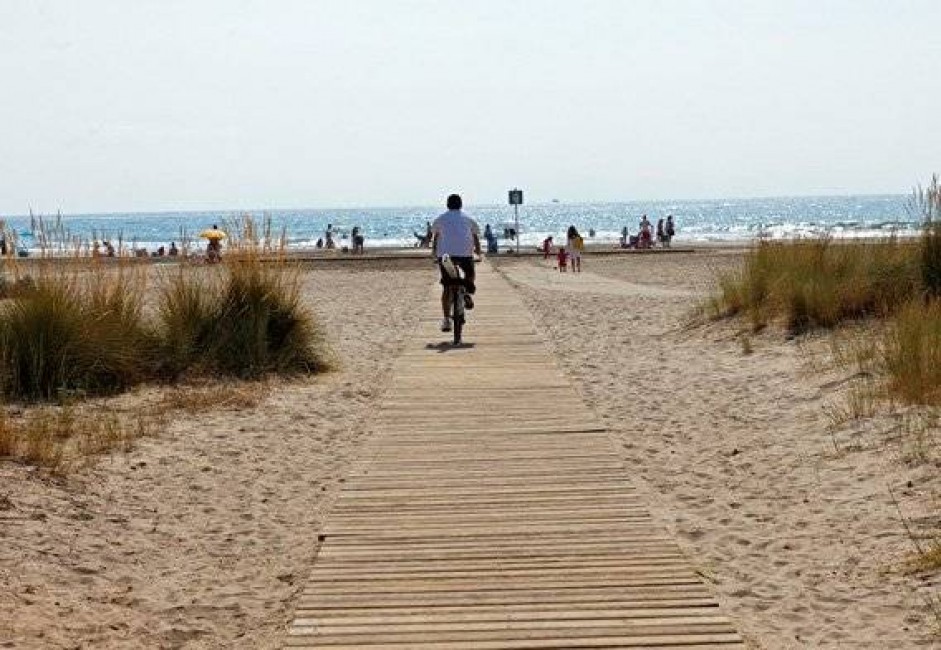 La playa del Serradal no contará tampoco este año con el distintivo de 'bandera azul'. - 