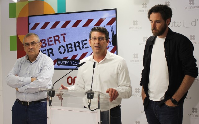 Ontinyent presenta unas rutas guiadas sobre las obras públicas que actualmente están en ejecución