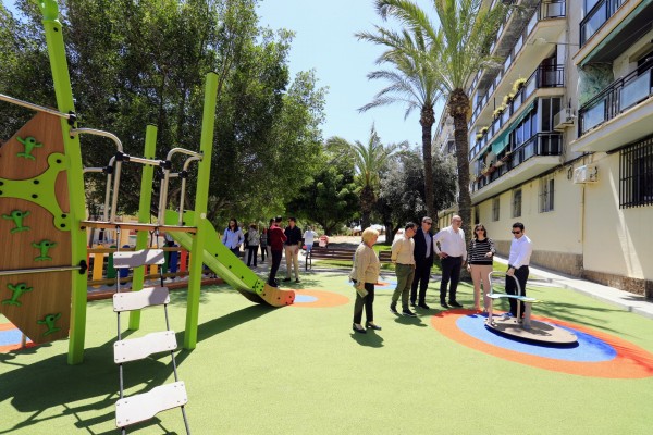 Alicante renueva el parque del barrio de Virgen del Remedio tras una inversión de 118.000 euros