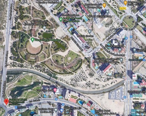 Alicante adjudica la primera fase del nuevo parque de Playa San Juan que albergará eventos