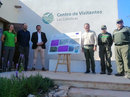 Instalan ocho reductores de velocidad en Calblanque para evitar los atropellos de su fauna silvestre