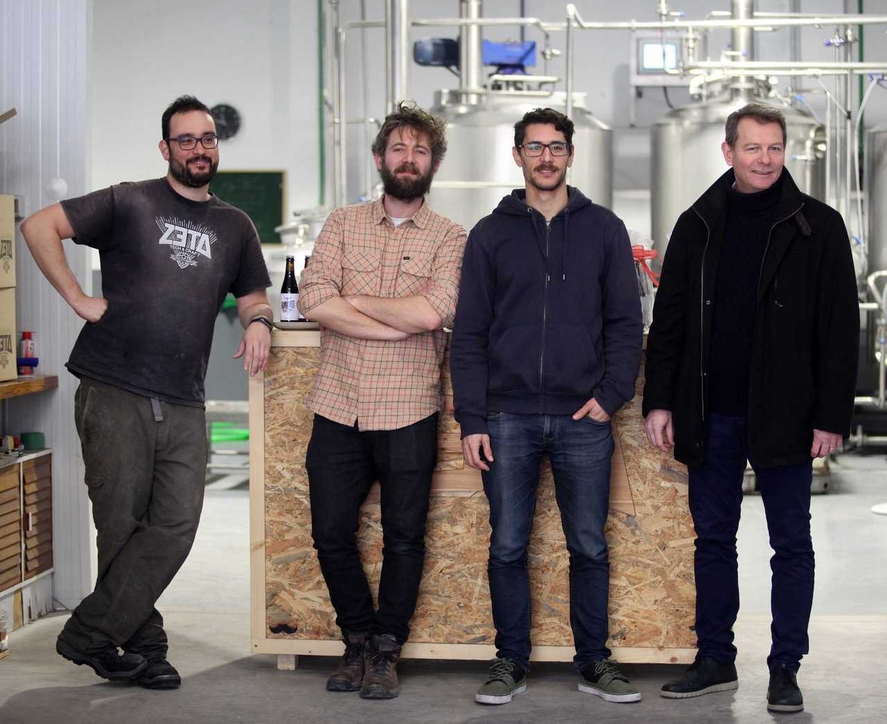 Manuel Fuenes, Guillermo Lagardera, Carlos Ramada y Christian Jardel - 