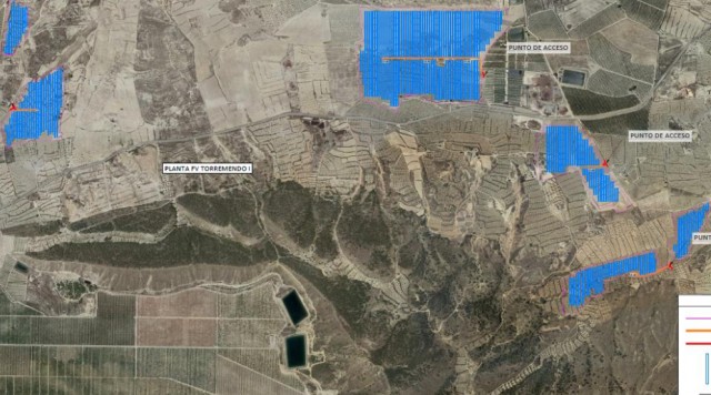 El grupo francés Vinci avanza en la tramitación de una planta fotovoltaica en Torremendo: 59 ha y 35,09 MW