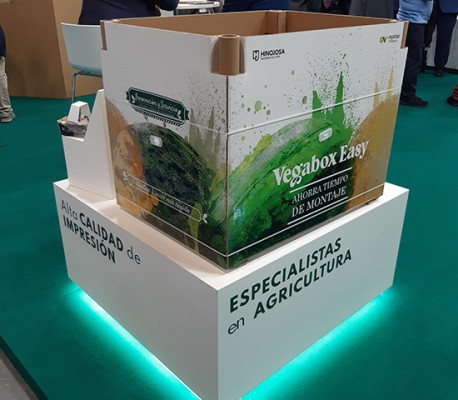 La firma Vegabaja Packaging diseña un envase para la agricultura para un montaje más rápido 