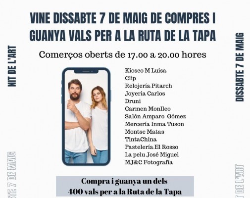 Los comercios de Nules se suman a la IX Ruta de la Tapa con vales descuento