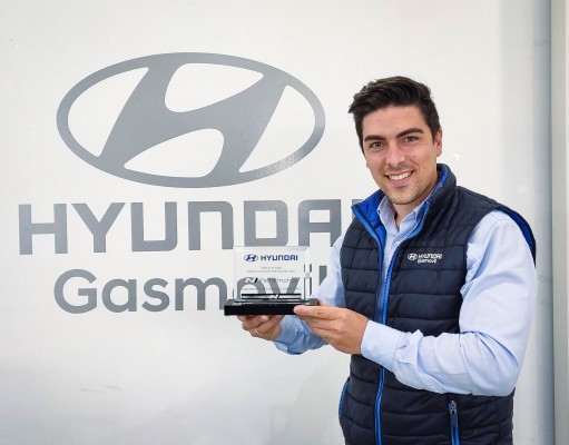 Hyundai reconoce la gestión comercial del concesionario Gasmovil de Murcia
