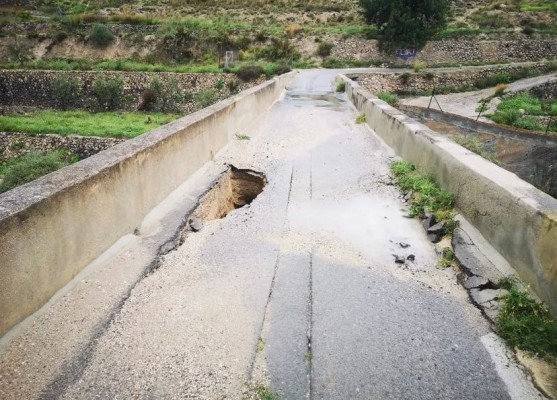 La Vila interviene de urgencia para evitar posibles desprendimientos del Pont de Sant Argil del siglo XV