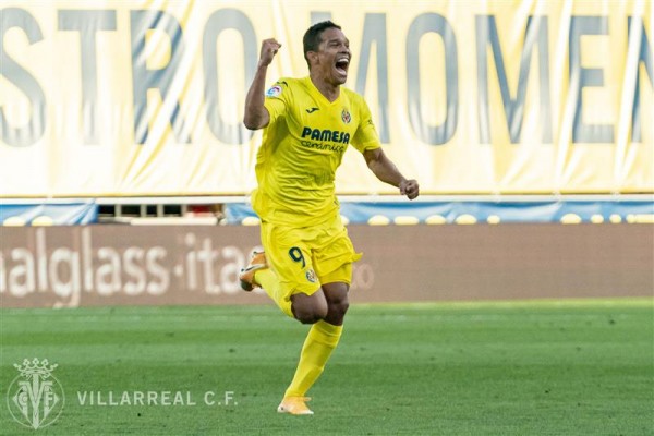 El Villarreal goleó en la última visita del Sevilla con un triplete de Bacca
