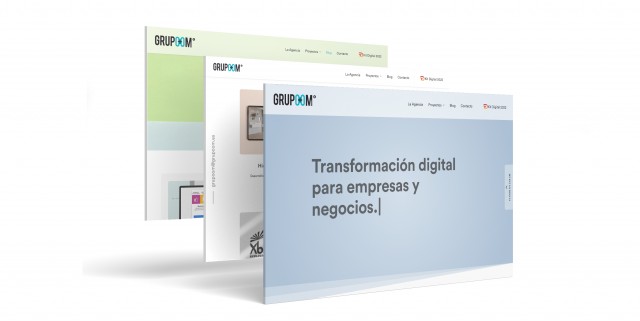 Grupoom presenta su nueva web con una navegación más intuitiva y sencilla