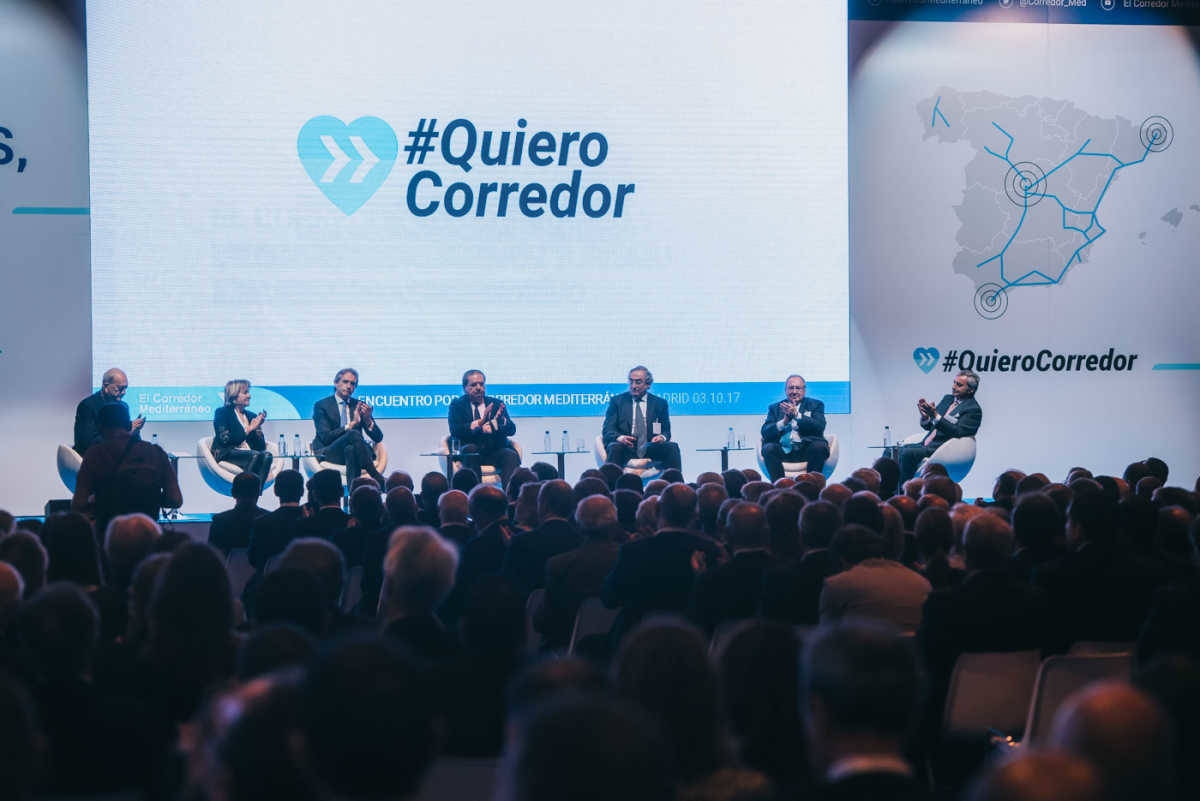 AVE dice adiós a sus grandes actos empresariales por el Corredor Mediterráneo ante el avance de las obras