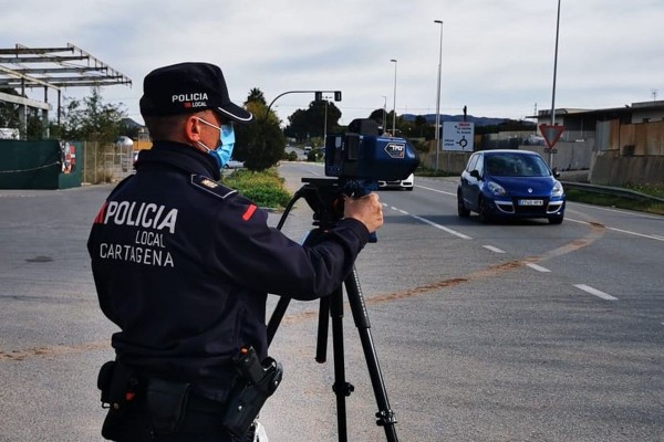Los conductores de Cartagena van demasiado rápidos al volante