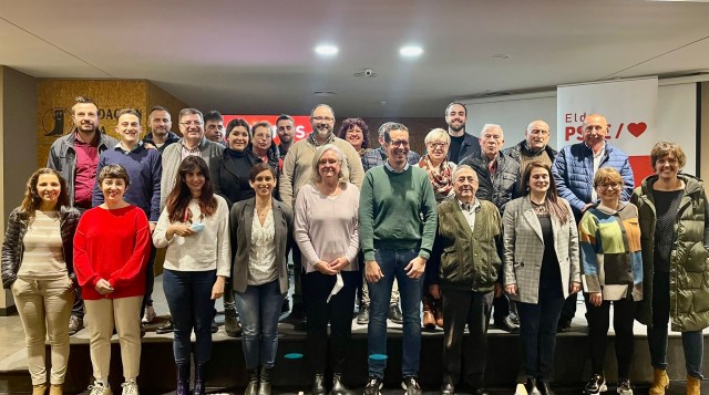 Rubén Alfaro, reelegido por unanimidad como secretario general del PSOE de Elda