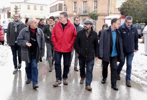Puig anuncia un decreto de ayudas para los afectados por el temporal
