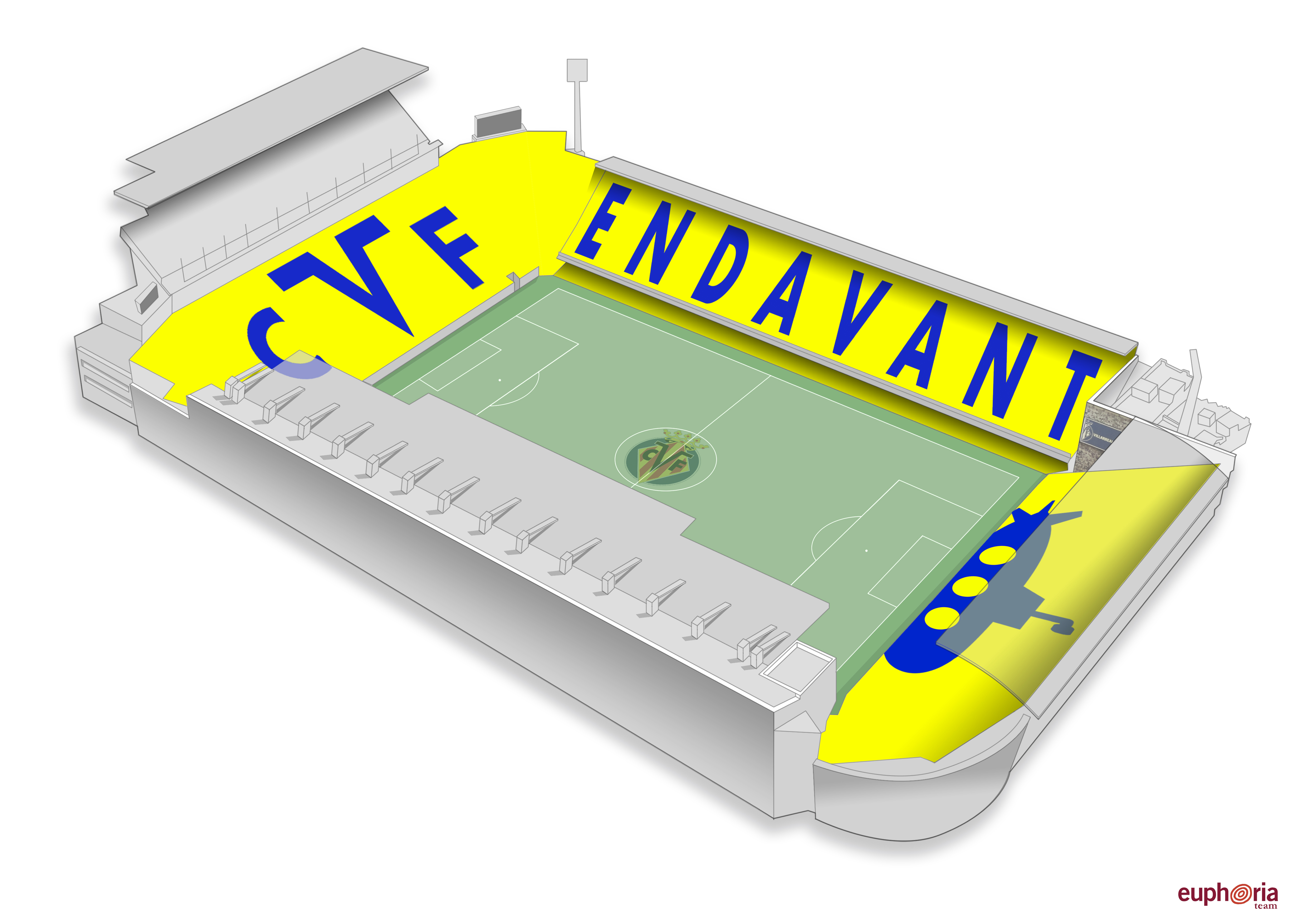 La Cerámica lucirá el mayor tifo de su historia para recibir al Liverpool