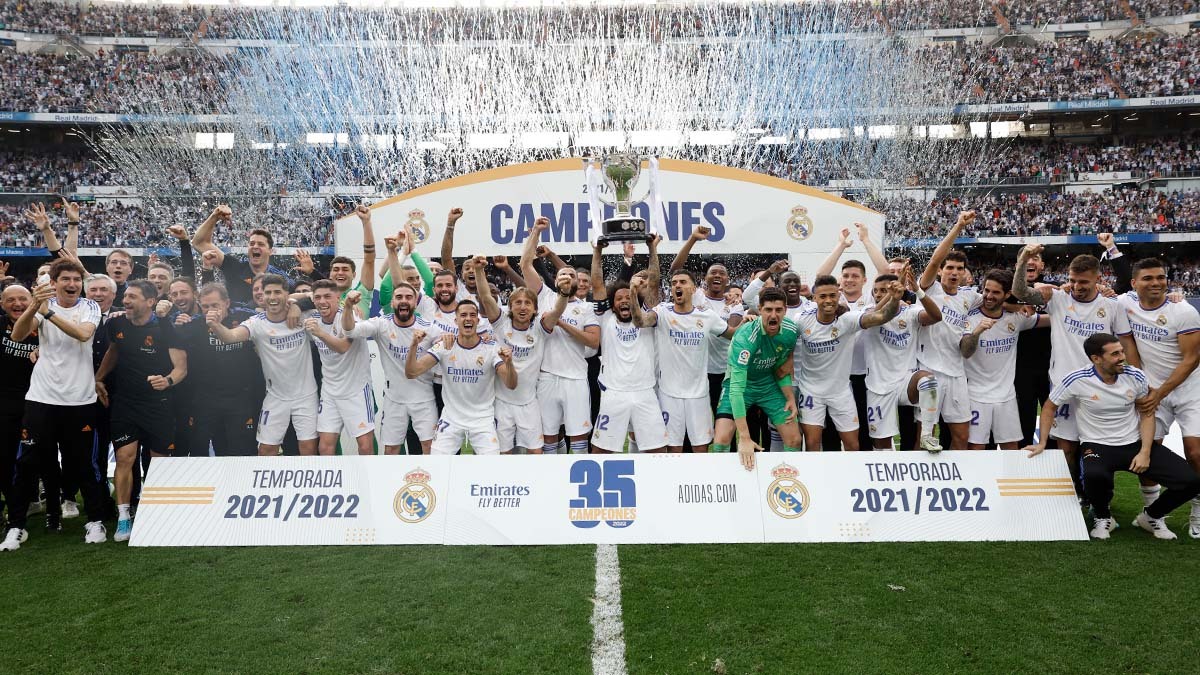 El Real Madrid se proclama campeón de Liga