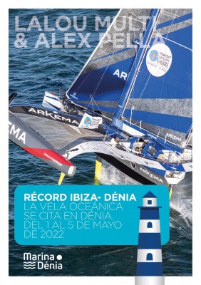 El navegante Alex Pella buscará batir el récord península-Ibiza desde Dénia

