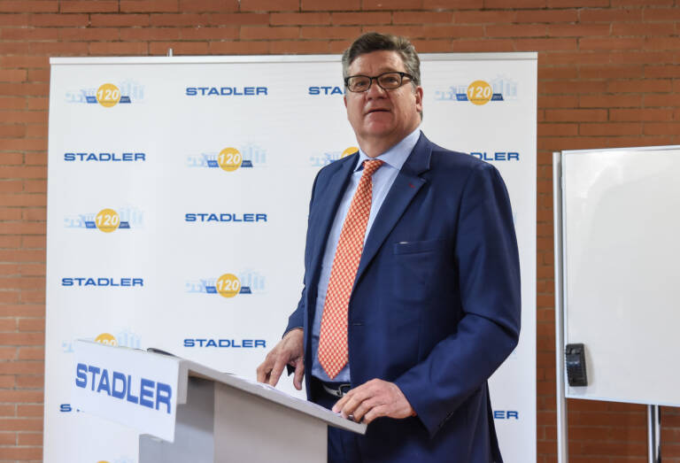 Ïñigo Parra, presidente de Stadler Valencia. Foto: EDUARDO MANZANA - 