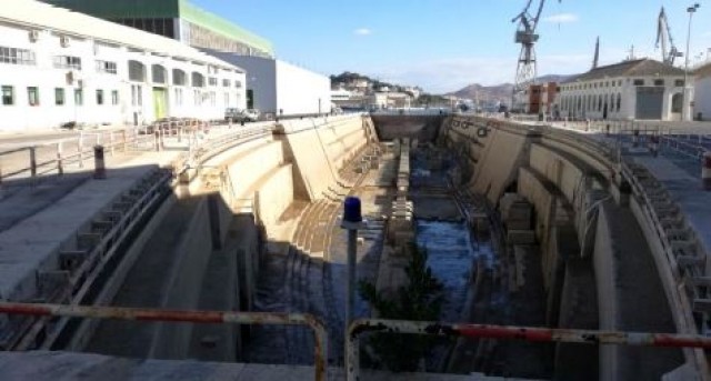 Navantia invertirá cerca 2,5 millones de euros en la renovación del dique seco

