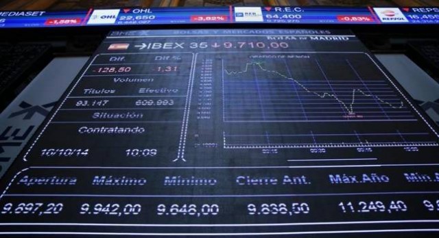 Apertura bajista en la bolsa española arrastrada por el mal tono bancario