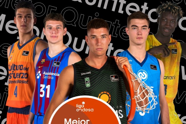 Jaime Pradilla, en el Mejor Quinteto Joven de la Liga Endesa
