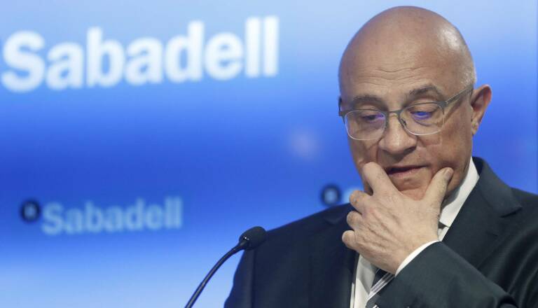  Josep Oliu, presidente del Banco Sabadell   - 